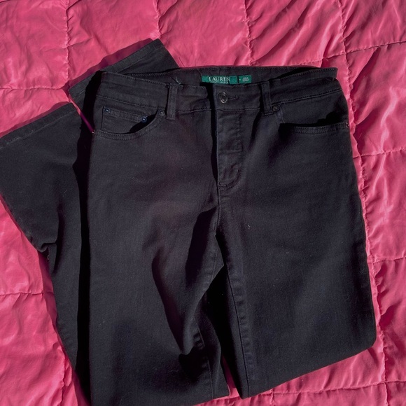 Black Ralph Lauren bootcut jeans - Picture 2 of 5